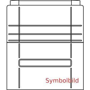 Sockel/Sockelelement (Schaltschrank) - Bodenmontagesockel SB X00 500/320 RAL 7035 - 2210.1