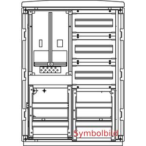 Zähler-Leergehäuse - Zählerverteiler Freiluft FZV-K F/1 NV (36TE/KF24) KTN - FZ9177