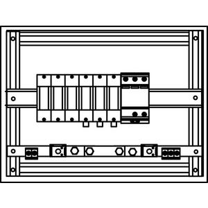 Anschlussschrank - Vorzählersicherungskasten VSK 2SN25 ÜA(3)B/C 440 Wiener Netze - VK4412.BC