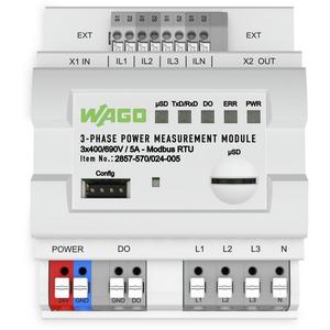 Leistungsmessumformer - 3-Phasen-Leistungsmessumformer 3x400/690 V/RC MODBUS RTU DC 24 V - 2857-570/024-000