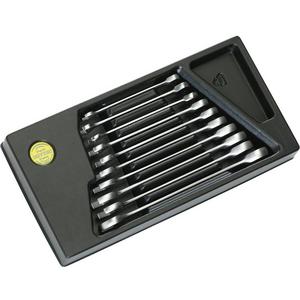 Werkzeugset - Knarren-Ringmaulschlüssel-Satz M 50720-10-M	10-tlg. 8-19 mm - 50720600280