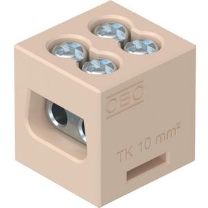 Ein- und mehrpolige Klemmenleiste - Keramikklemme doppelt für FireBox T 10 mm² - 7205705