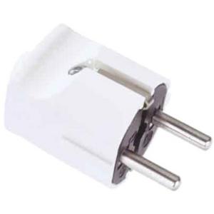 SCHUKO-Stecker - SCHUKO-Stecker PVC reinweiß - GB637RW