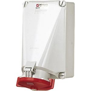 CEE-Steckdose - CEE-Wandsteckdose 125A 5p 400V 6h IP67 - AM 143