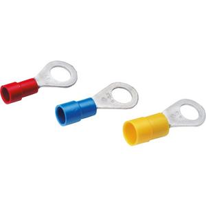 Quetschkabelschuh für Cu-Leiter - Isolierte Quetschkabelschuhe Ringform Cu isoliert DIN 46237 - 16 mm² M5 blau - 180080