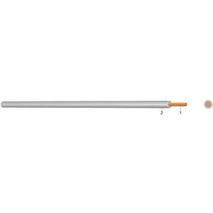 Aderleitung Feindrähtig - PVC Aderleitung Ysf 0,75 hellgrau Eca 100m Bund - YSF  0,75 HGR