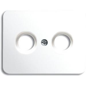 Kommunikationstechnik - Abdeckung alpha für Antennensteckdosen mit 2 Anschlüsse - 2CKA001753A7628