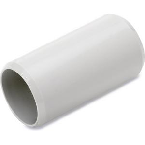 Muffe für Installationsrohre - Steckmuffe hellgrau zur Verbindung von starren oder biegsamen Rohren - 020606