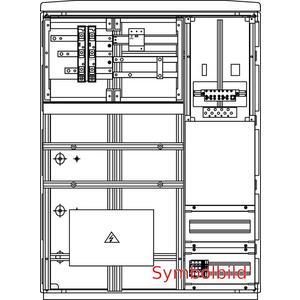Zähler-Komplettschrank - Kabel-Hausanschluss-Zählerverteiler KHZS 1/Tr.AK-1SRN35 ÜA(3+1)C RK Wiener Netze - FZKS0153.35
