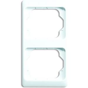 Abdeckrahmen - Abdeckrahmen alpha 2-fach senkrecht weiß glänzend - 2CKA001754A3054