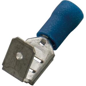 Rund-/Flachsteckverbindung - Flachsteckhülse isoliert 1,5-2,5/6,3x0,8 - 260412