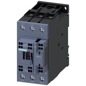 Leistungsschütz, AC-schaltend - Schütz AC-3e 80A/37kW/400V 3-p. AC24V 50/60Hz 1S+1Ö Schr.anschl./Federzuganschl. - 3RT2038-3AC20