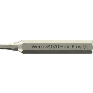 Bit - 840/0 Micro Bits Hex-Plus für Innensechskantschrauben 1,5 x 30 mm - 05058110001