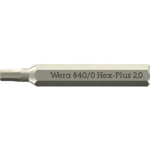 Bit - 840/0 Micro Bits Hex-Plus für Innensechskantschrauben 2 x 30 mm - 05058111001
