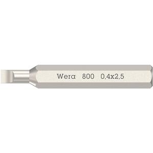 Bit - 800/0 Micro Bits für Schlitzschrauben 0,40 x 2,5 x 30 mm - 05058101001