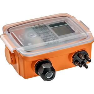 Differenzdrucksensor - Differenzdrucksensor Luft 2-fach 0..2500 Pa 0..5/10 V Display IP65 - 22ADP-124F