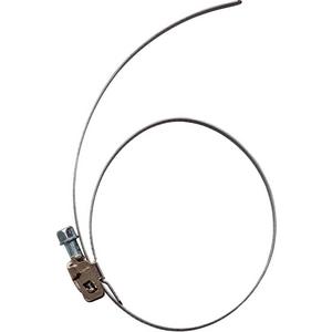 Anschlussnippel Druckmesser - Befestigungsband für Rohrleitung bis zu 40..110 mm Durchmesser - A-22P-A47