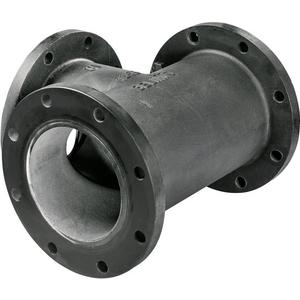 Zubehör/Ersatzteile für Drosselventil - T-Stück für 3-Weg Drosselklappe Flansch - PN 16 DN 200 - ZD7300