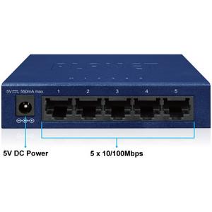 Netzwerk Switch - Fast Ethernet Switch 5-Port 10/100Mbps - PL-FSD-503(V5)