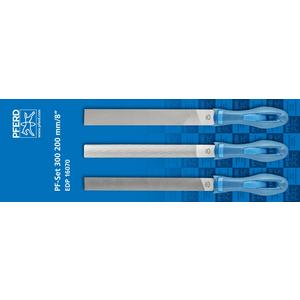 Feilen-/Raspelset - Feilen-Set mit Heft 3-tlg. 200/300mm Feilen-Sortiment f. Heim-/Handwerker - 11202300