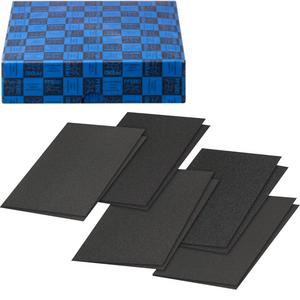 Schleifpapierset - Set 10-tlg. Gewebe Schleifbogen Korund 230x280mm BG BL A40,80,100,120,180 - 45098041