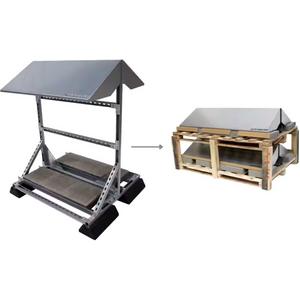 Zubehör/Ersatzteile für Photovoltaik-Ballast - PVshelter B2B type 200 unmontiert - 0150943