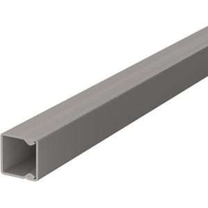 Leitungsführungskanal - Leitungsführungskanal mit Bodenlochung 20x20 mm steingrau - 6025110