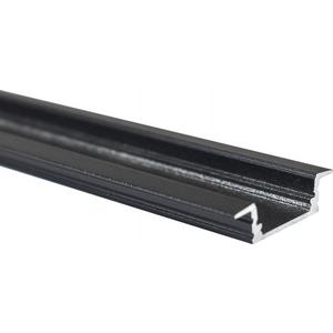 Profil für Lichtbänder - BLine P-S-IN01 LED-Einbauprofil Alu schwarz 12W/m B25 x H6,8 x L2000 mm - 171745