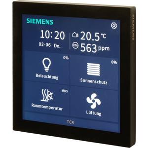 Touchpanels KNX - KNX Touch Control TC4 4 Touch Panel schwarz - 5WG1204-2SB22