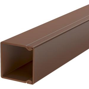 Leitungsführungskanal - Leitungsführungskanal mit Bodenlochung 40x40 mm sepiabraun - 6025420