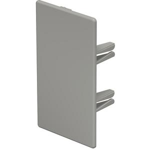 Endstück für Leitungsführungskanal - Endstück 60x110mm PVC steingrau RAL 7030 - 6022588