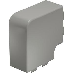 Flachwinkel für Leitungführungskanal - Flachwinkelhaube 60x110mm PVC steingrau RAL 7030 - 6022332