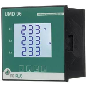 Elektronischer Elektrizitätszähler - Universalmessgerät Schalttafeleinbau 96 x 96 mm LCD 2/1 digital Ausgänge/Eingang - 10.05.1000