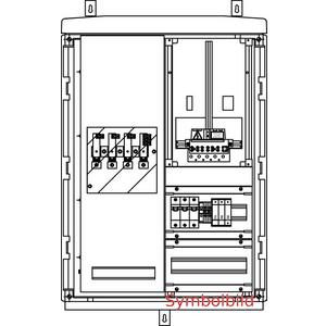 Zähler-Komplettschrank - FZNV A/1 K NV (24TE) ÜA(3)B/C RK Netz NÖ - FZ2150.3BC.RK.AP