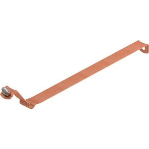 Rohrschelle für Blitzschutz - Regenrohrschelle mit Sicke 100mm Cu - 5351456