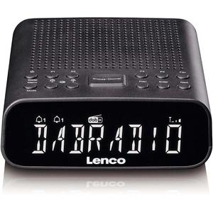 Radio - Radiowecker mit DAB+/FM Bluetooth und großem dimmbarem LCD-Display Schwarz - A006104