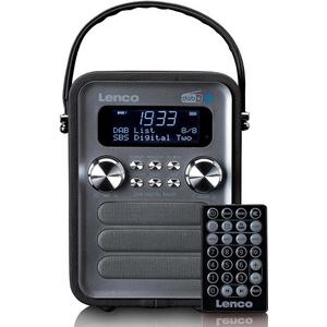Radio - Tragbares DAB+ UKW-Radio mit Bluetooth und AUX-Eingang wiederaufladbarer Akku SW - A004808