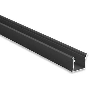 Profil für Lichtbänder - BLine P-M-IN01 LED-Einbauprofil Alu schwarz 29W/m B30,1x H20,8 x L2000 mm - 171880