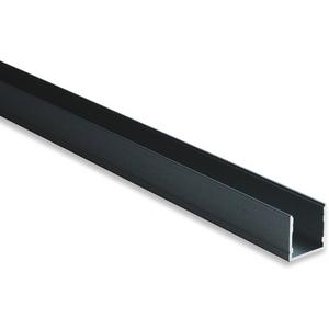 Profil für Lichtbänder - BLine P-M-ON02 LED-Aufbauprofil Alu schwarz 29W/m B20 x H20 x L2000 mm - 171886