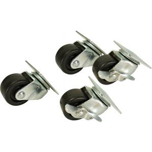 Transportrad - MONTAGESET RÄDER (4HE) + SCHRAUBEN - 19" RACK - 533171