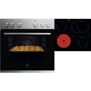 Standherd - Einbauherd mit Herdgebundenes Glaskeramikkochfeld 60 cm