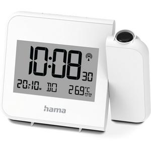 Weckuhr - Projektionswecker Hvar digitale Funkuhr Wand- o. Deckenprojektion Weiß - 222206