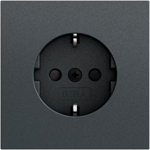 Steckdose - SCHUKO-Steckdose SP System 70 Anthrazit lack. - 445373
