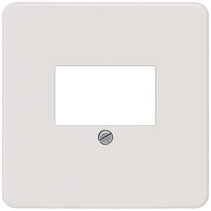 Kommunikationstechnik - DELTA profil Abdeckpl. 65x65mm für TAE- und Lautsprecher-Anschl.dose - 5TG1800-2