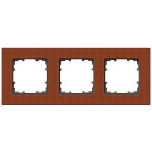 Abdeckrahmen - 3-fach Holz Rahmen DELTA miro Holzart ahorn 232x90mm - 5TG1103-2