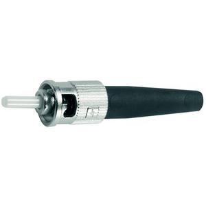 LWL-Steckverbinder - ST Stecker Singlemode, Keramik/Metall E9/125 für Kabel Ø 2,6 - 3,2 mm - J08010A0008