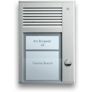 Türlautsprecher - AP-Außenstation Komplett mit 1 Tasten 153x104x16mm - PAK01-EN