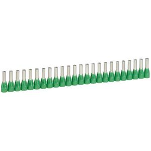 Aderendhülse - Aderendhülsen Starfix f. Leiterquerschnitt 6 mm² grün isoliert in Bändern - 037668