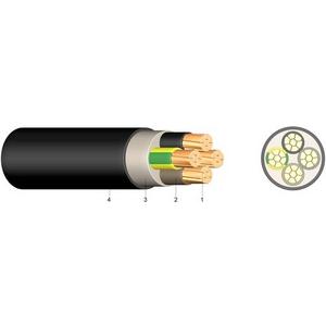 Kupfer ungeschirmt - Halogenfreies Kabel N2XH-J 5x16 RE Dca - N2XH-J  5X 16     RE