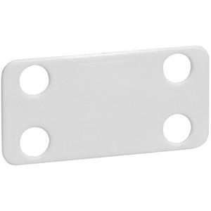 Kabelmarkierungssystem - Bezeichnungsschild 40 x 22mm farblos für Kabelbinder Breite 4,6 mm - 032085